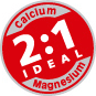 2 : 1 Ideal von Calcium zu Magnesium