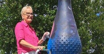 Perlen-Flaschen in Bad Vilbel erhalten ein „make over“