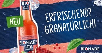 Eine Milliarde Kontakte für BIONADE Premium-Eistees