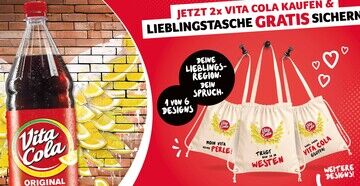 VITA COLA Lieblingstaschen als Prämie sichern